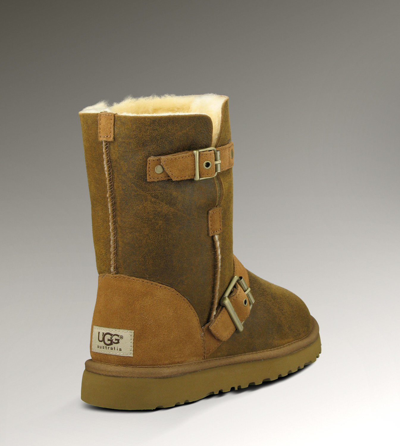 UGG Classic Short Dylyn 1001202 Giacca Stivali Castagno